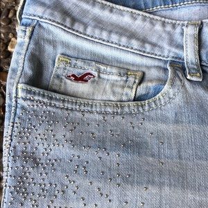 Hollister Studded Denim Skinny Jeans